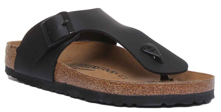 Sandales Birkenstock Ramses BF à semelle en liège noir pour hommes