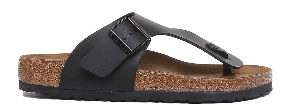 Sandales Birkenstock Ramses BF à semelle en liège noir pour hommes