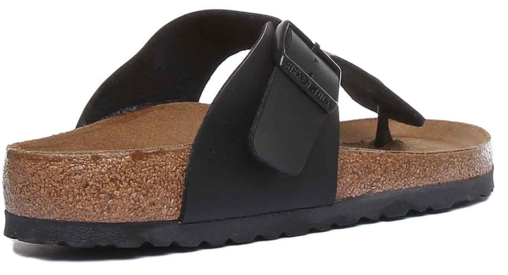 Sandales Birkenstock Ramses BF à semelle en liège noir pour hommes