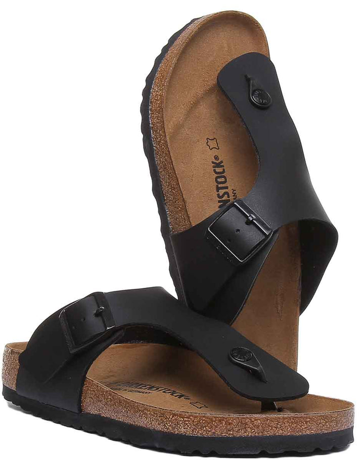 Sandales Birkenstock Ramses BF à semelle en liège noir pour hommes