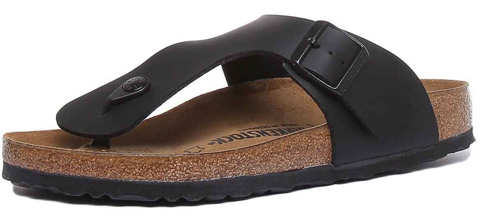 Sandales Birkenstock Ramses BF à semelle en liège noir pour hommes