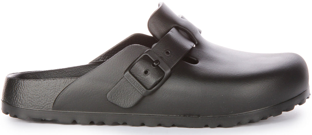 Birkenstock Boston Essentials EVA Sandales légères pour femmes en noir