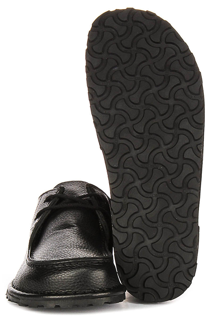 Birkenstock Utti Veters Zwart | Standaard Pasvorm