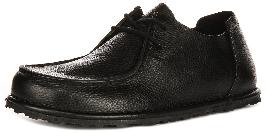 Birkenstock Utti Veters Zwart | Standaard Pasvorm