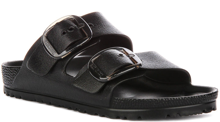 Birkenstock Arizona Eva Fibbia Grande Nero | Vestibilità Stretta