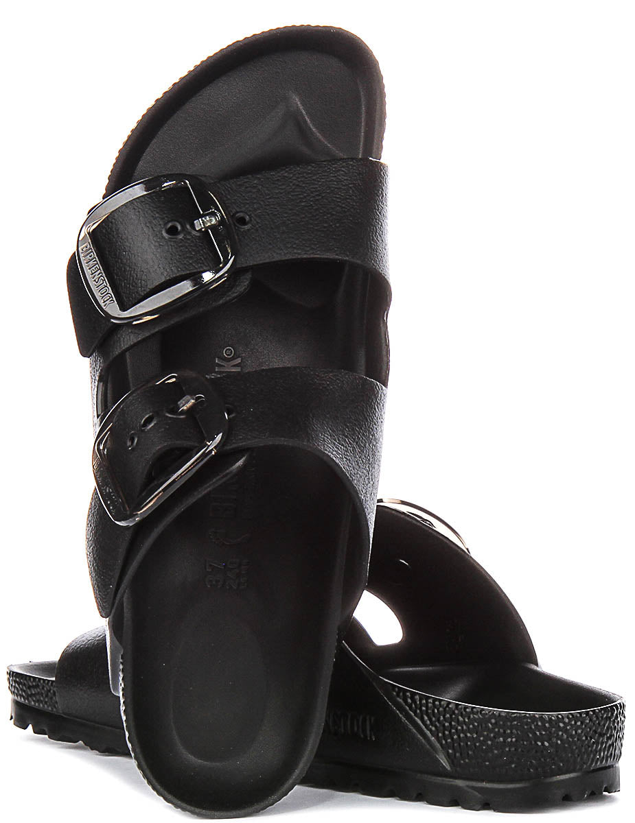 Birkenstock Arizona Eva Fibbia Grande Nero | Vestibilità Stretta
