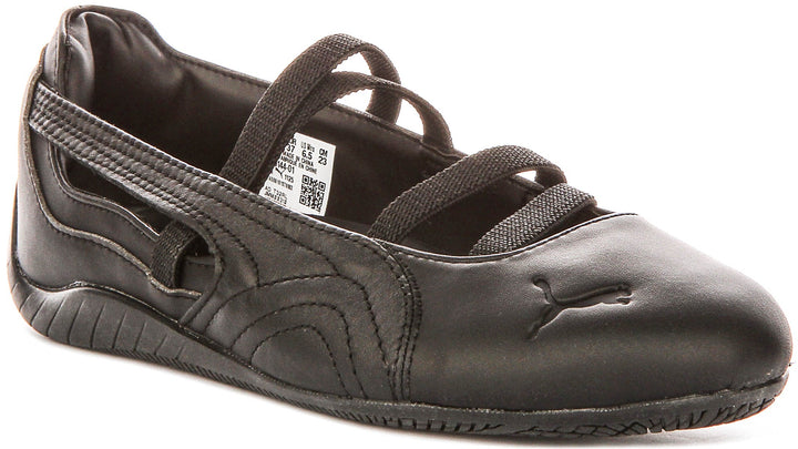 Puma SC Ballet Leather In All Black For Women
