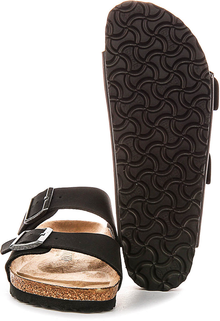Birkenstock Arizona Bs In Black Vegan | Narrow Fit