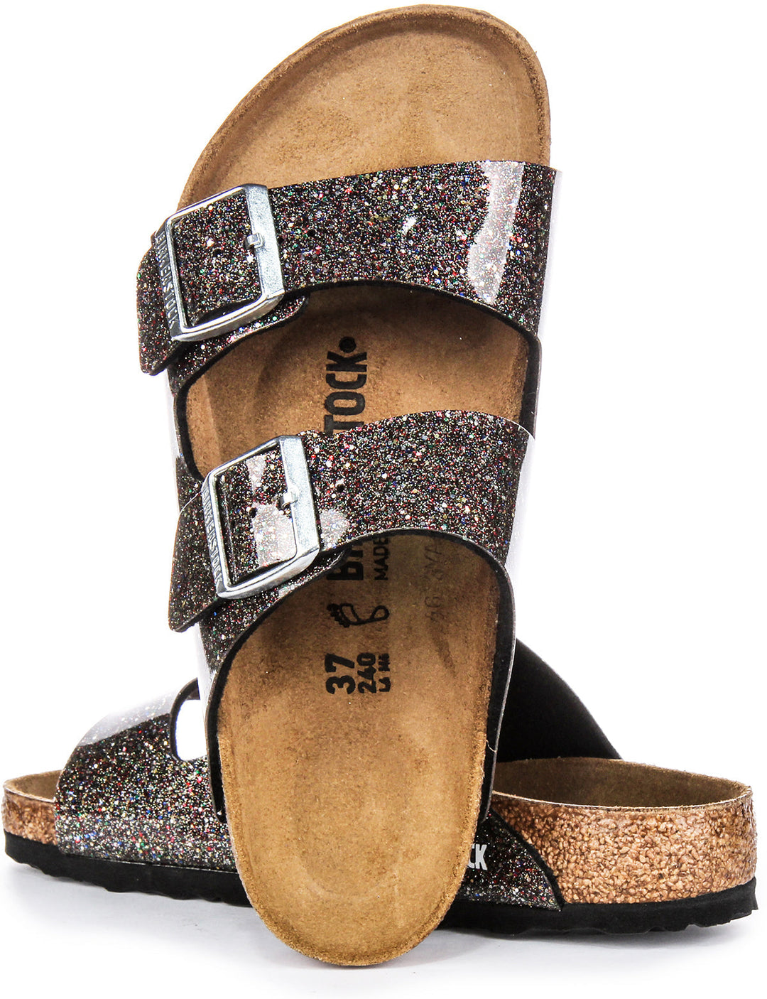 Birkenstock Arizona Kids BS in nero multi per bambini