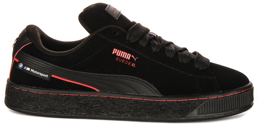 Puma X BMW Suede XL en Noir Rouge