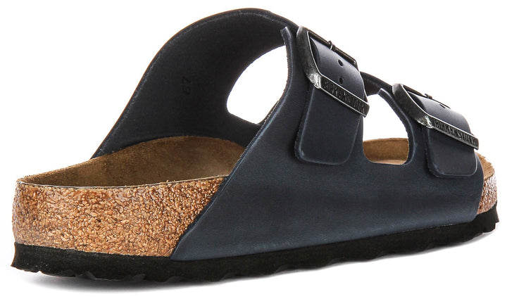 Birkenstock Arizona Semelle Douce en Bleu | Coupe Standard