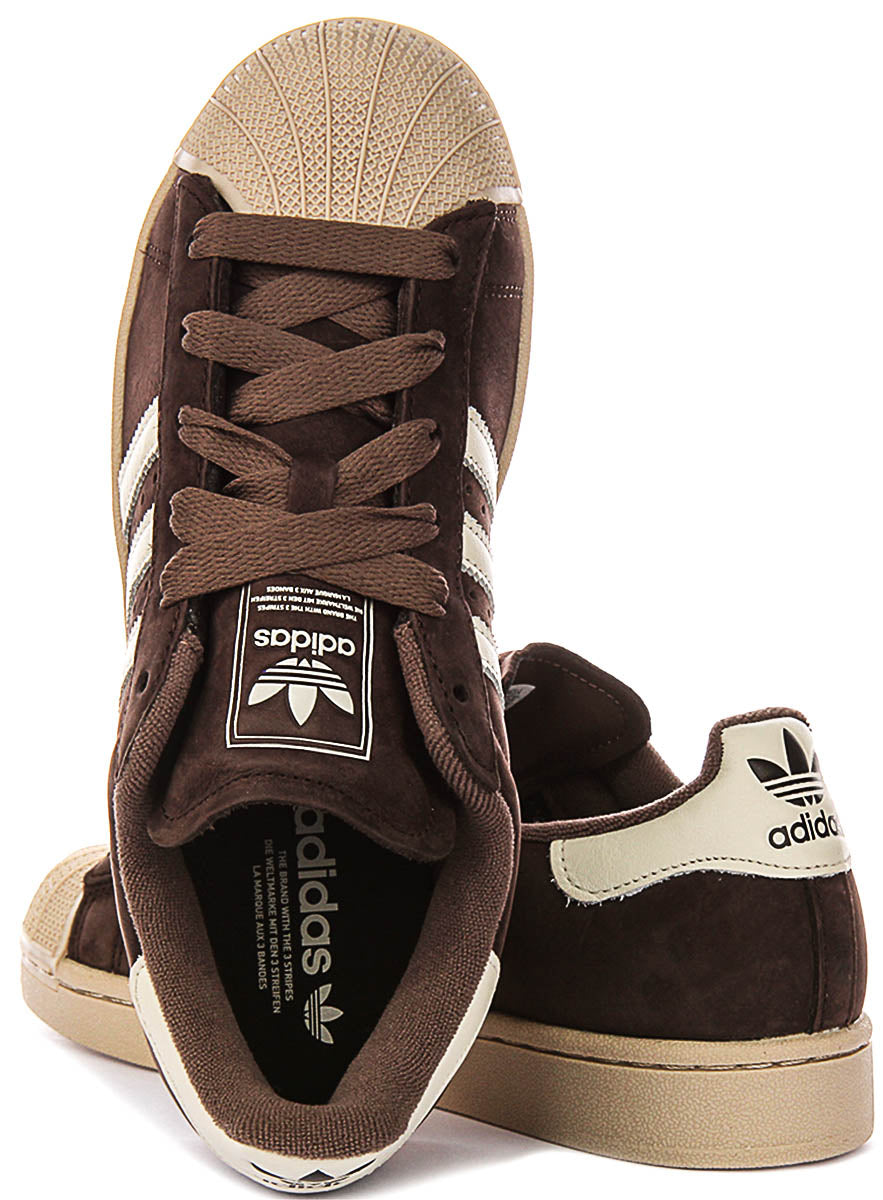 Adidas Superstar II In Brown Beige