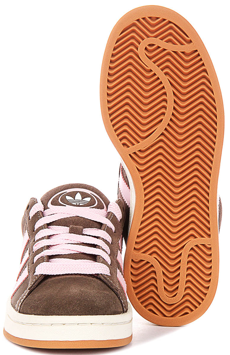 Adidas Campus 00S J In Brown Pink For Junior