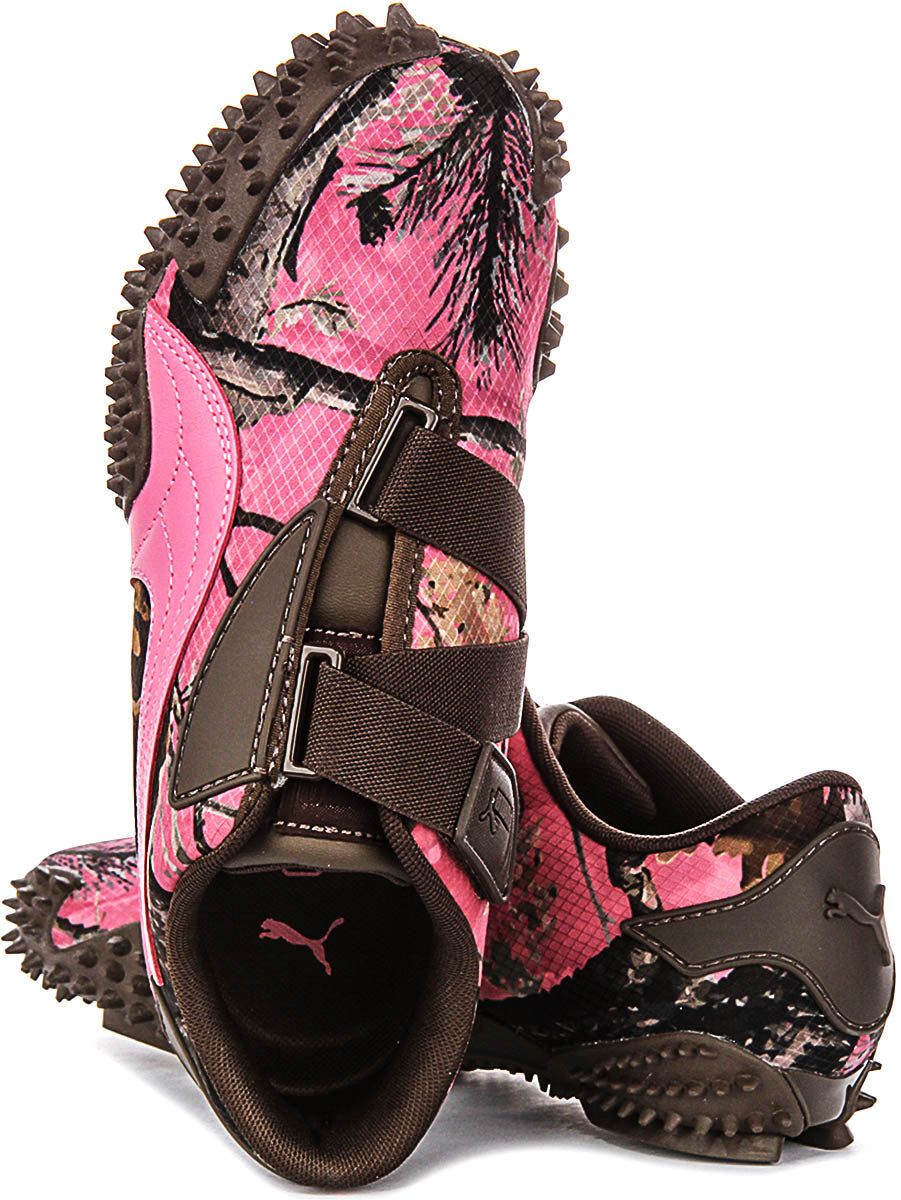 Puma Mostro Camo Ii In Brown Pink For Women