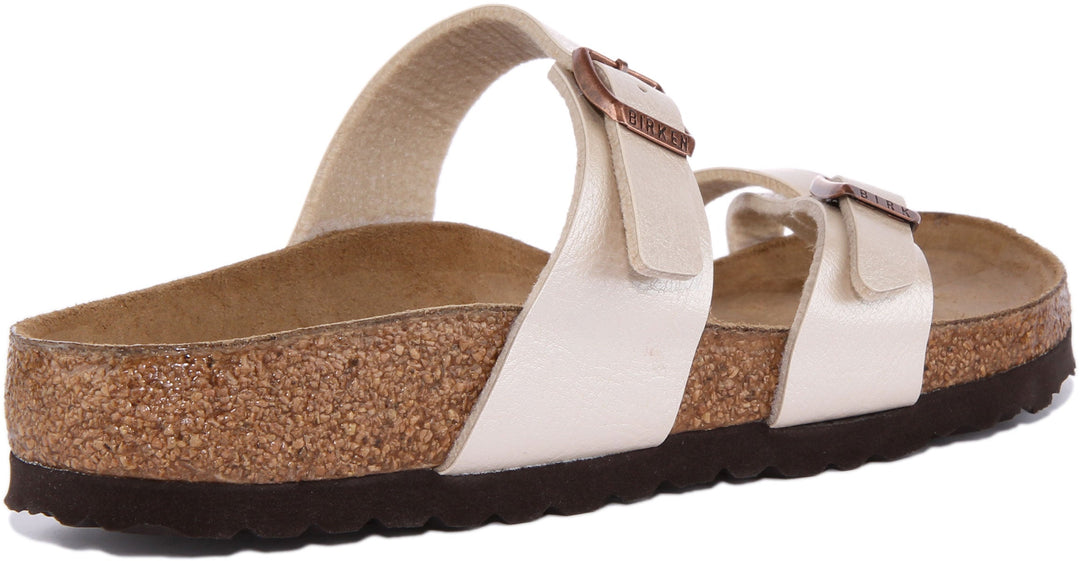 Birkenstock Mayari sandalen in Birko Flor voor dames in crème