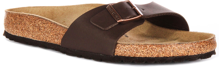 Birkenstock Madrid en Marron Foncé | Coupe Régulière