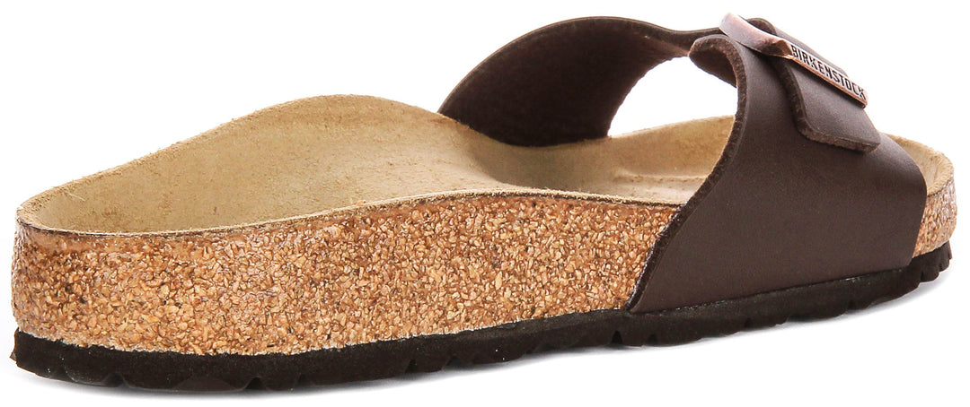 Birkenstock Madrid en Marron Foncé | Coupe Régulière