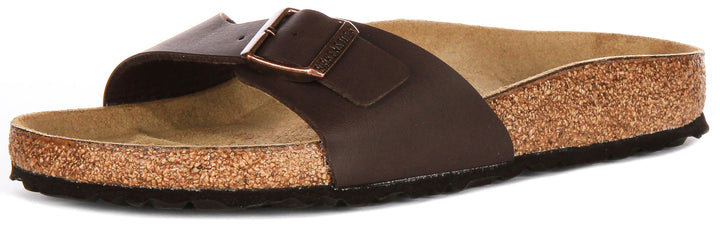 Birkenstock Madrid en Marron Foncé | Coupe Régulière