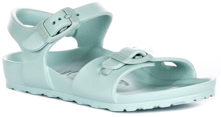Birkenstock Rio Eva Kids in verde | Calzata stretta