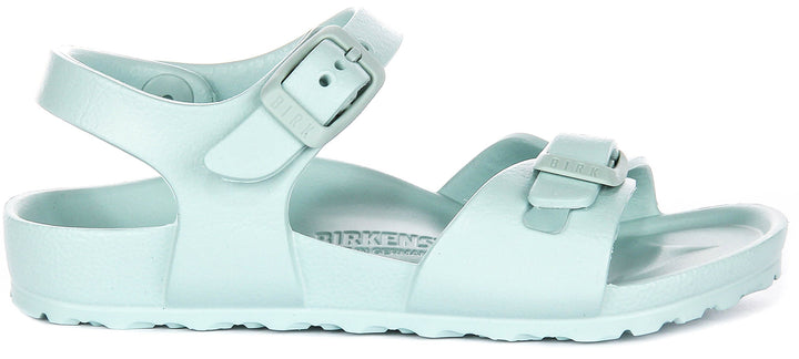 Birkenstock Rio Eva Kids in verde | Calzata stretta