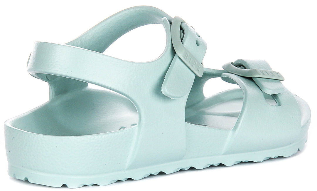 Birkenstock Rio Eva Kids in verde | Calzata stretta