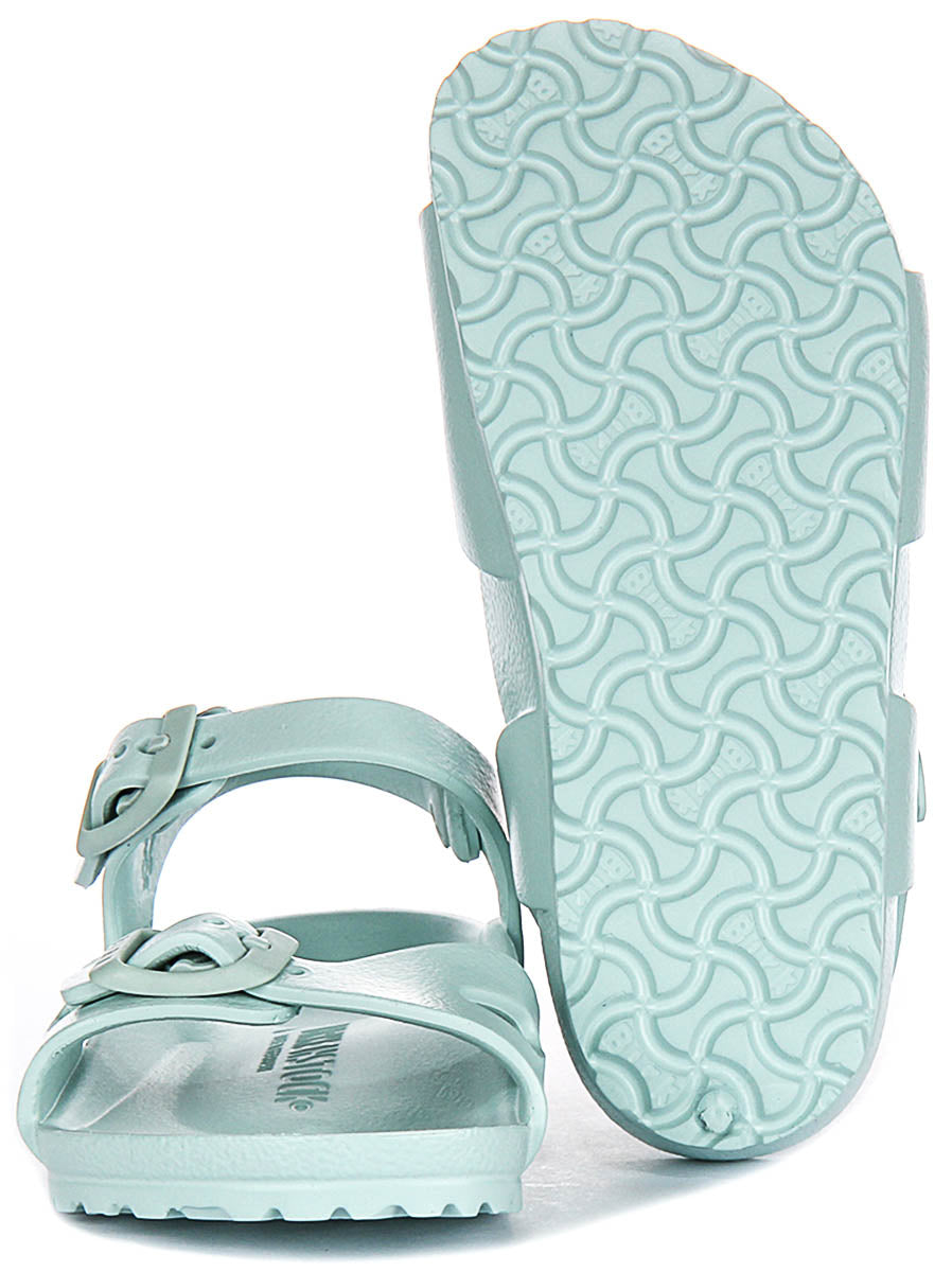 Birkenstock Rio Eva Kids in verde | Calzata stretta