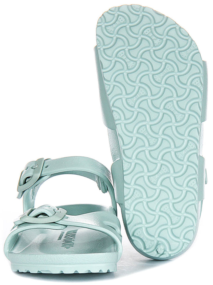 Birkenstock Rio Eva Kids in verde | Calzata stretta