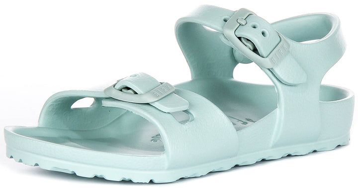 Birkenstock Rio Eva Kids in verde | Calzata stretta
