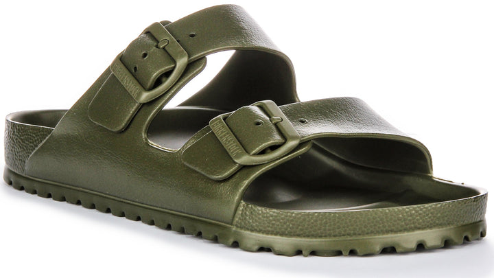 Birkenstock Arizona EVA Sandali con due fibbie in gomma stile EVA in kaki