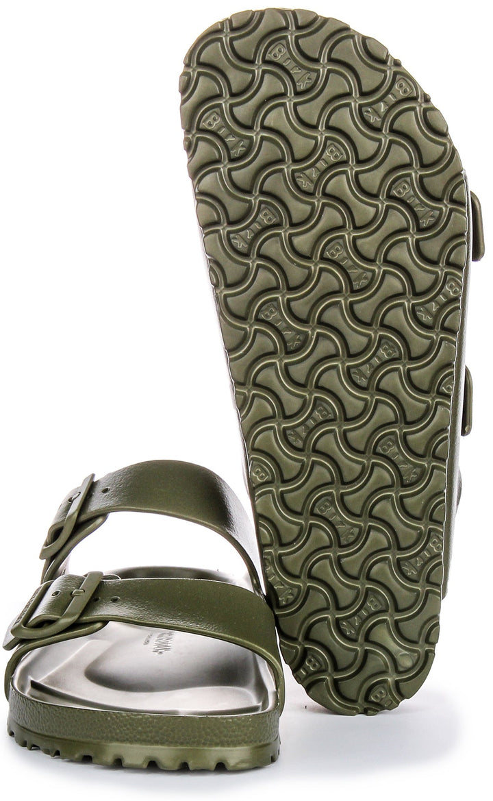 Birkenstock Arizona EVA Sandali con due fibbie in gomma stile EVA in kaki