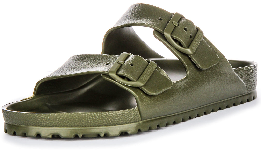 Birkenstock Arizona EVA Sandali con due fibbie in gomma stile EVA in kaki