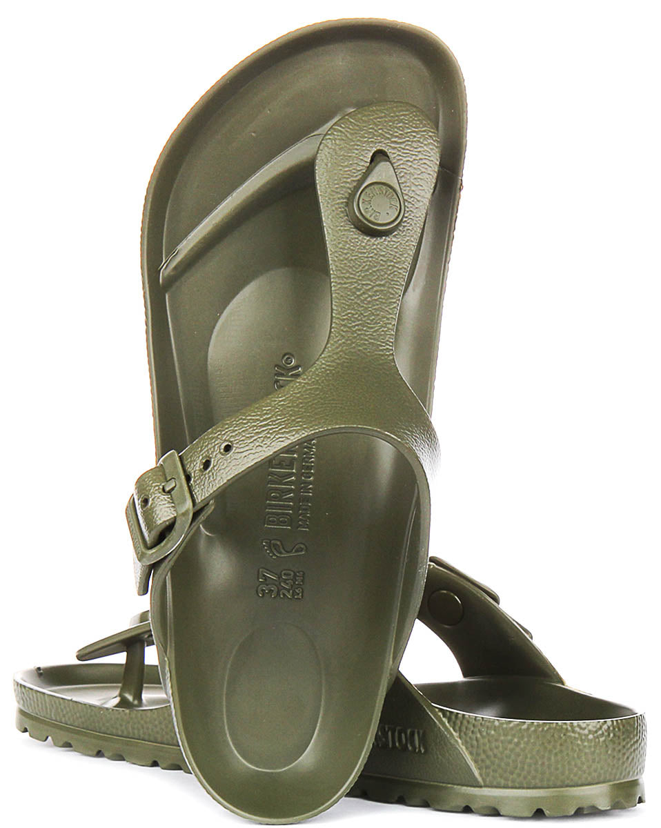 Birkenstock Gizeh Eva In Khaki | Regular Fit
