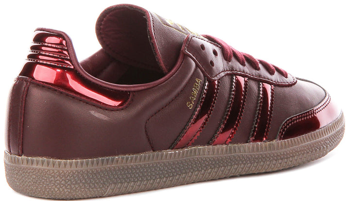Adidas Samba OG W In Maroon Metalic For Women