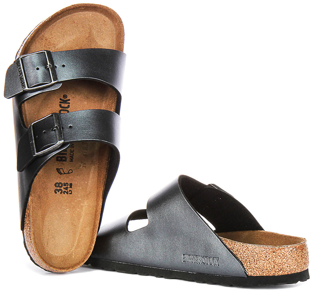 Birkenstock Arizona BS en Metal Black | Coupe Regular