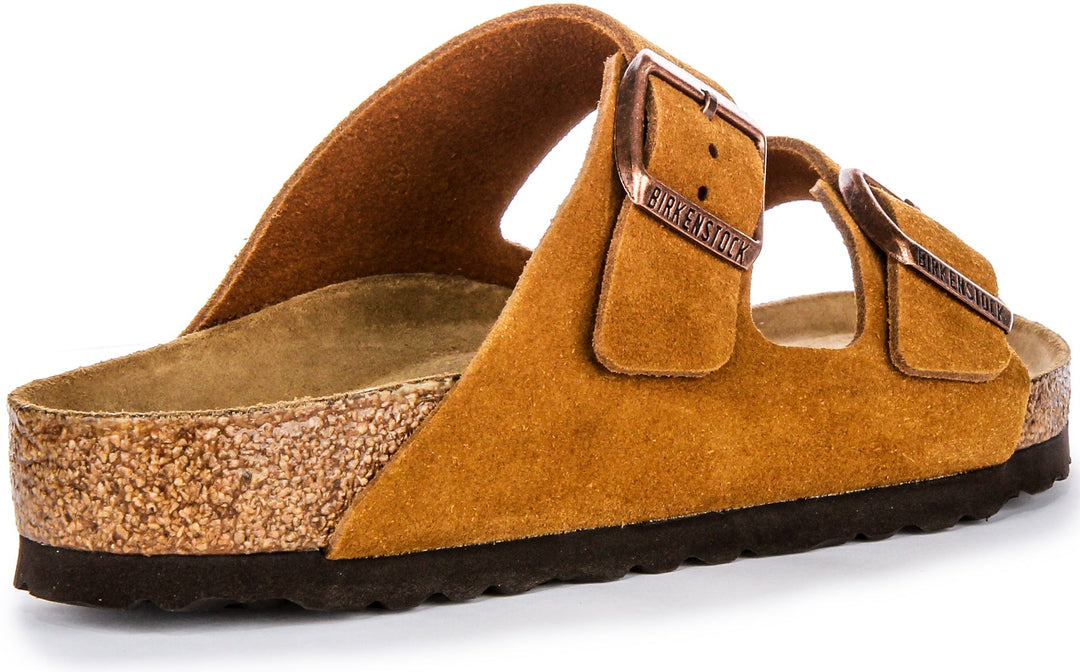 Birkenstock Arizona Soft Footbed in mink | Taglio regolare