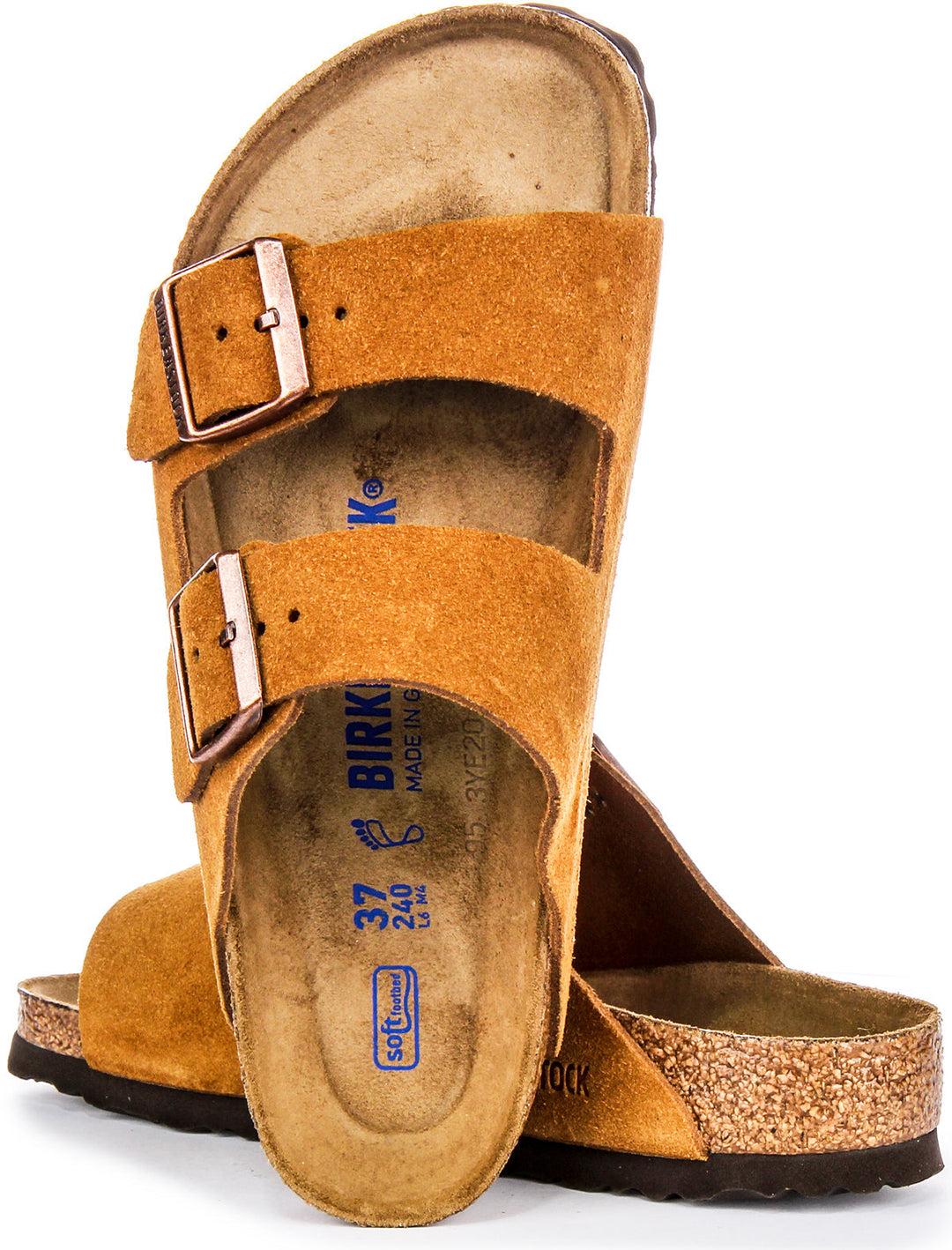 Birkenstock Arizona Soft Footbed in mink | Taglio regolare