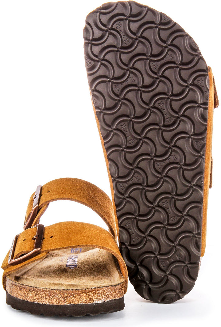 Birkenstock Arizona Soft Footbed in mink | Taglio regolare