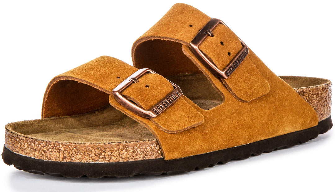 Birkenstock Arizona Soft Footbed in mink | Taglio regolare