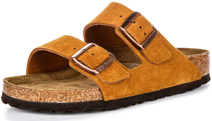 Birkenstock Arizona Soft Footbed in mink | Taglio regolare