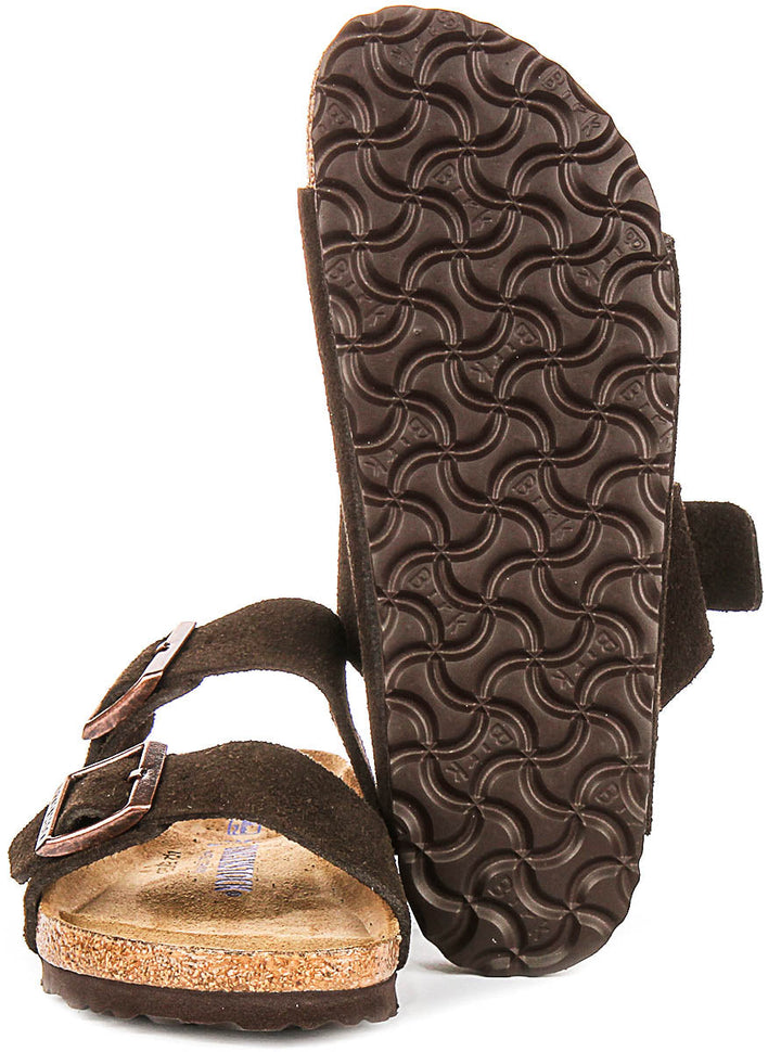 Birkenstock Arizona Softfootbed In Moca | Narrow Fit