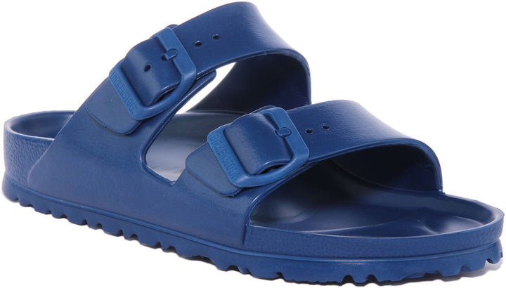 Sandale Birkenstock Arizona EVA à double lanière pour femme, couleur marine