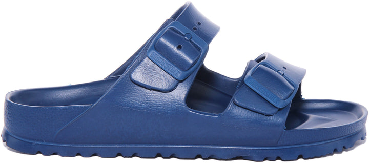 Sandale Birkenstock Arizona EVA à double lanière pour femme, couleur marine