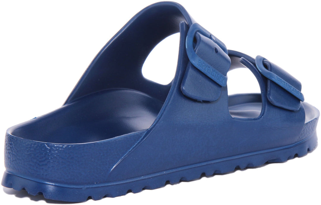 Sandale Birkenstock Arizona EVA à double lanière pour femme, couleur marine