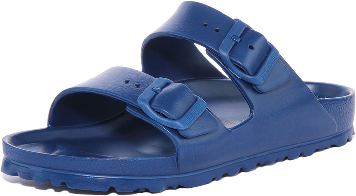 Sandale Birkenstock Arizona EVA à double lanière pour femme, couleur marine