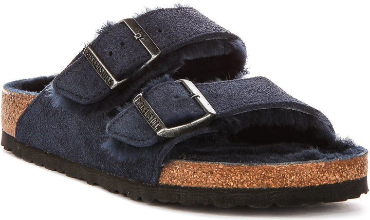 Birkenstock Arizona Shearling Navy Donna | Vestibilità Regolare