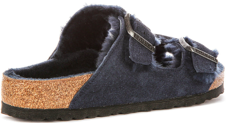 Birkenstock Arizona Shearling Navy Donna | Vestibilità Regolare