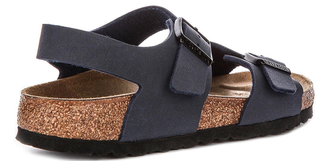 Birkenstock New York in Navy for Juniors | Narrow Fit