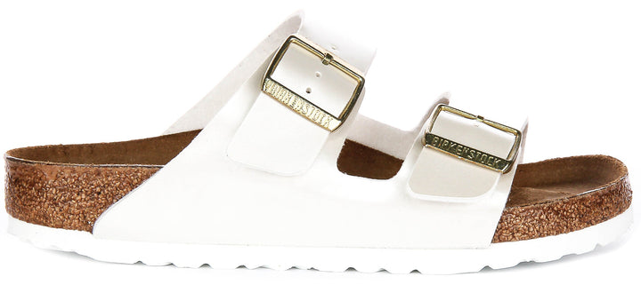 Birkenstock Arizona BS en Blanc Perle pour Enfant | Coupe Standard