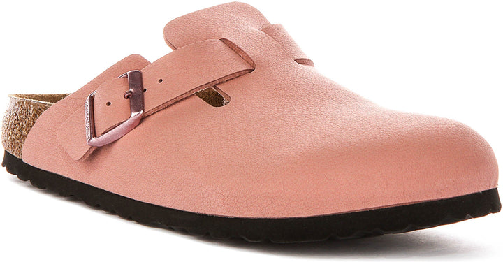 Birkenstock Boston Kids Bs In Pink For Juniors | Narrow Fit