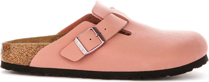 Birkenstock Boston Kids Bs In Pink For Juniors | Narrow Fit